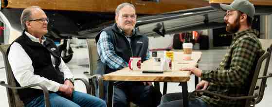 Lacuna Group Sitting at Duke's Hangar